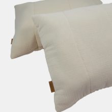 Musselin Kissen von hjärtslag mit Füllung 60x40cm