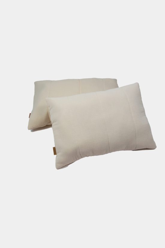 Musselin Kissen von hjärtslag mit Füllung 60x40cm