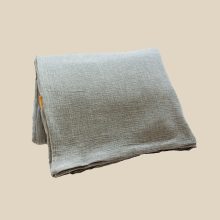 Leichte Tagesdecke in grau melange von hjärtslag design