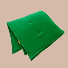 Grüne Baby Krabbeldecke aus Musselin von hjärtslag design