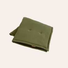 Krabbeldecke aus Musselin in Moos Grün von hjärtslag design